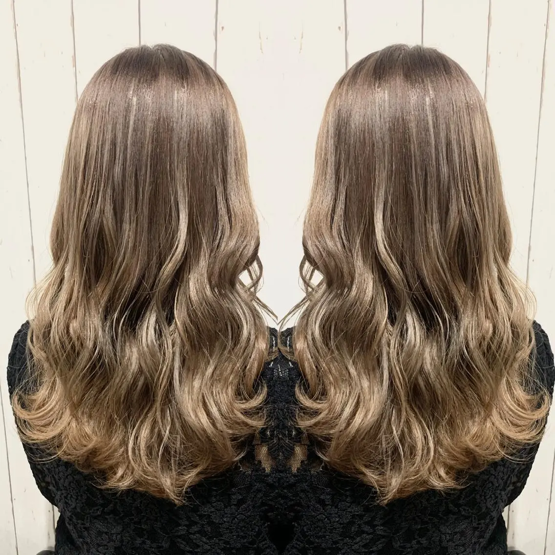 セミロング カラー パーマ ヘアアレンジ アッシュ バレイヤージュ ベージュカラー ブリーチ 透明感カラー カット ヘアカラー トリートメント 👑指名率No.1 👑坂口飛翔のヘアスタイル
