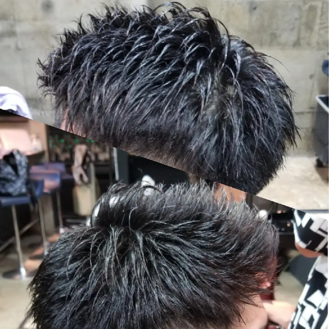 ショート メンズ アップバング 刈り上げ ショートヘア 盛林 桜成のヘアスタイル