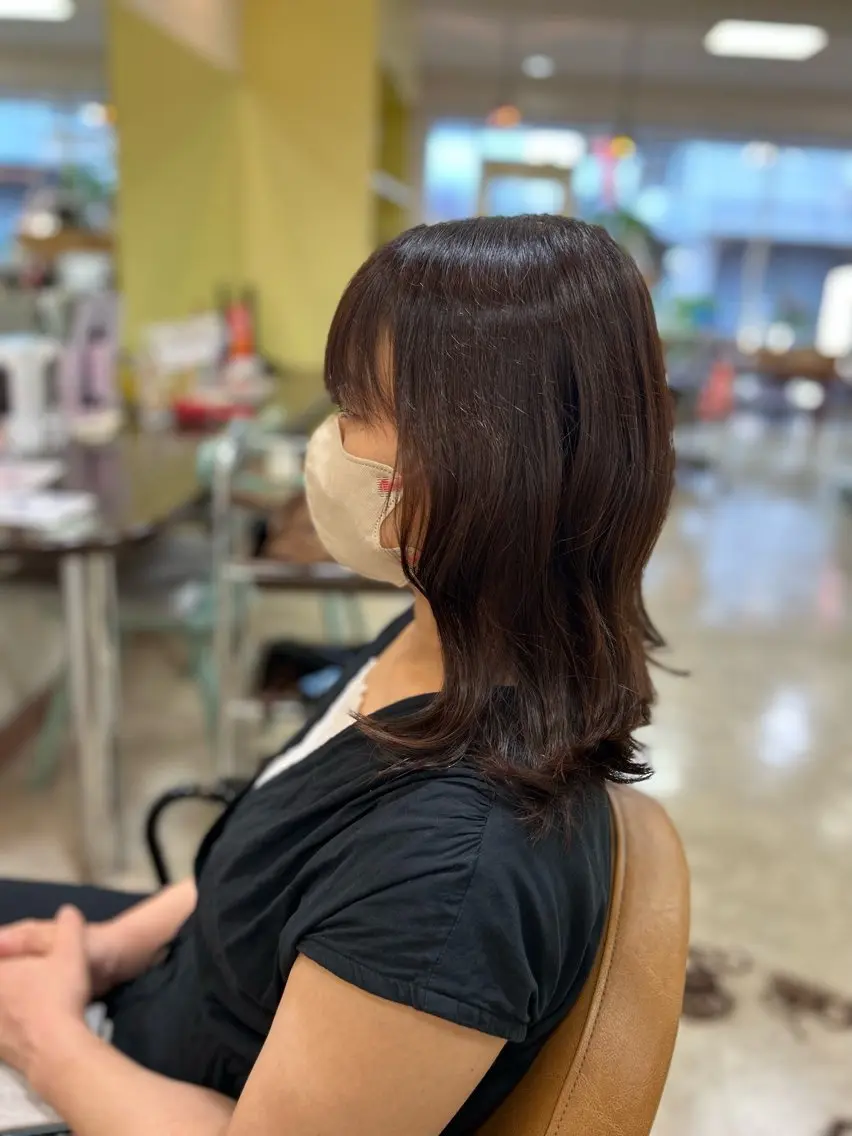 ミディアム 水田 誠貴のヘアスタイル