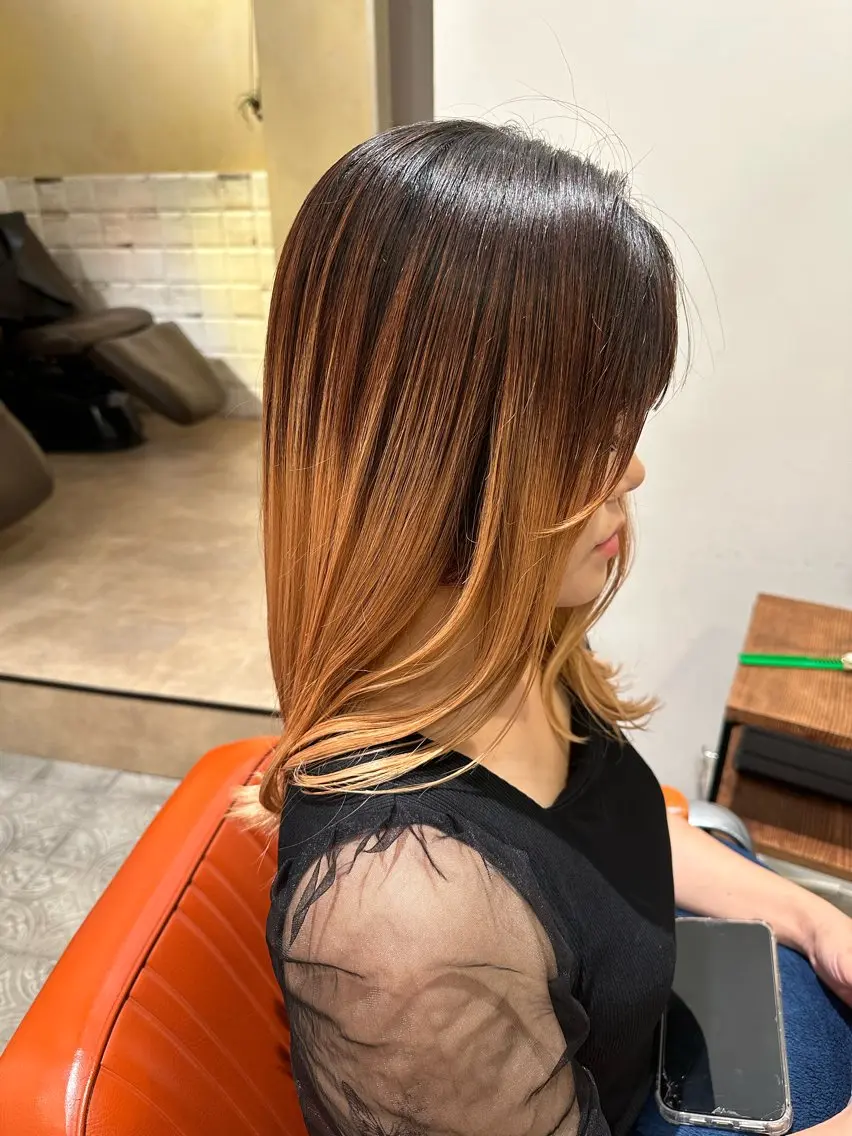 ロング 大方 いくみのヘアスタイル