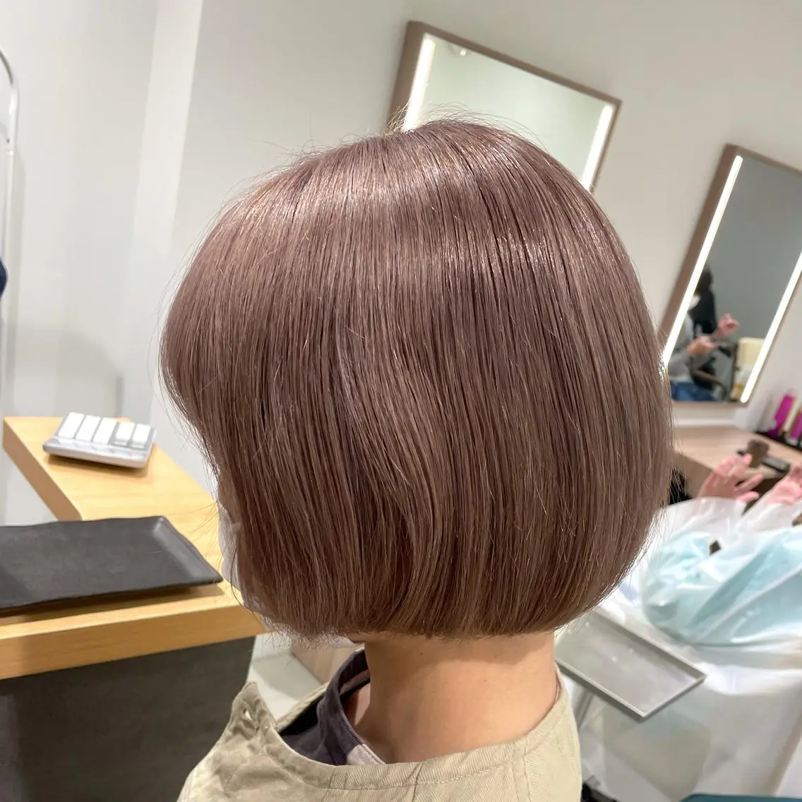 ミディアム カラー カット ヘアカラー トリートメント 🎀透明感カラー🎀 mikaのヘアスタイル