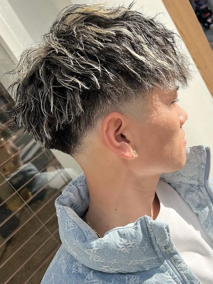 ショート パーマ ツイストパーマ メンズパーマ メンズカットYUKIのヘアスタイル