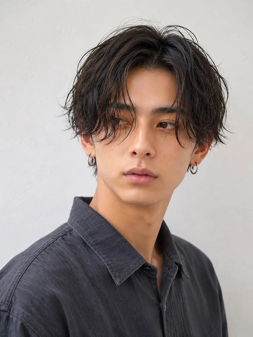 ショート パーマ メンズ カット パーマ メンズ特化/パーマ/ 髪質改善　高野奨馬のヘアスタイル