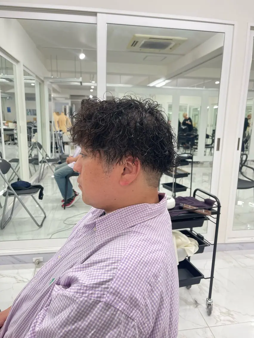 パーマ 大阪梅田メンズパーマ はずきのヘアスタイル