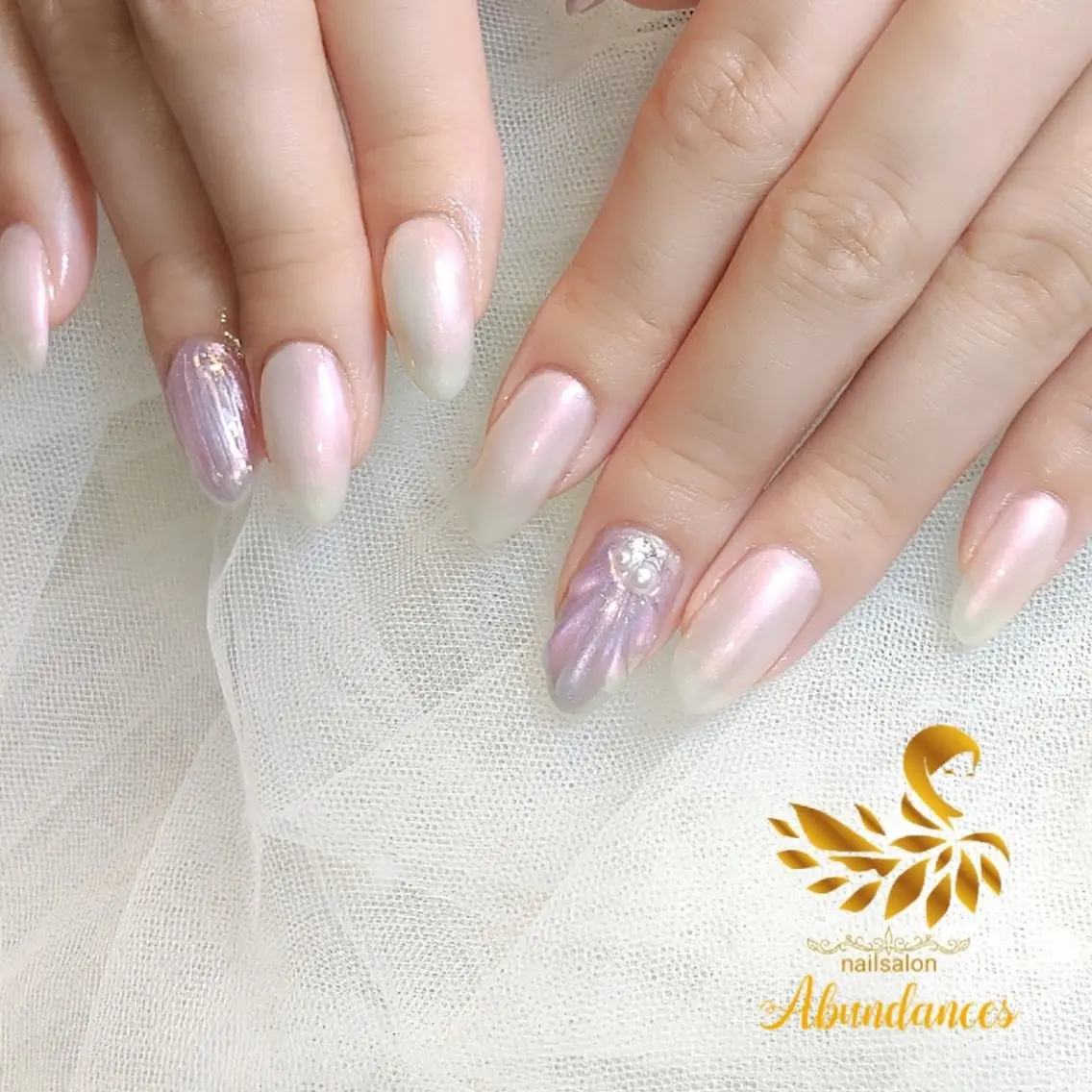 ネイル 夏ネイル ハンドネイル 完全予約制個室サロン Abundancesのネイルデザイン