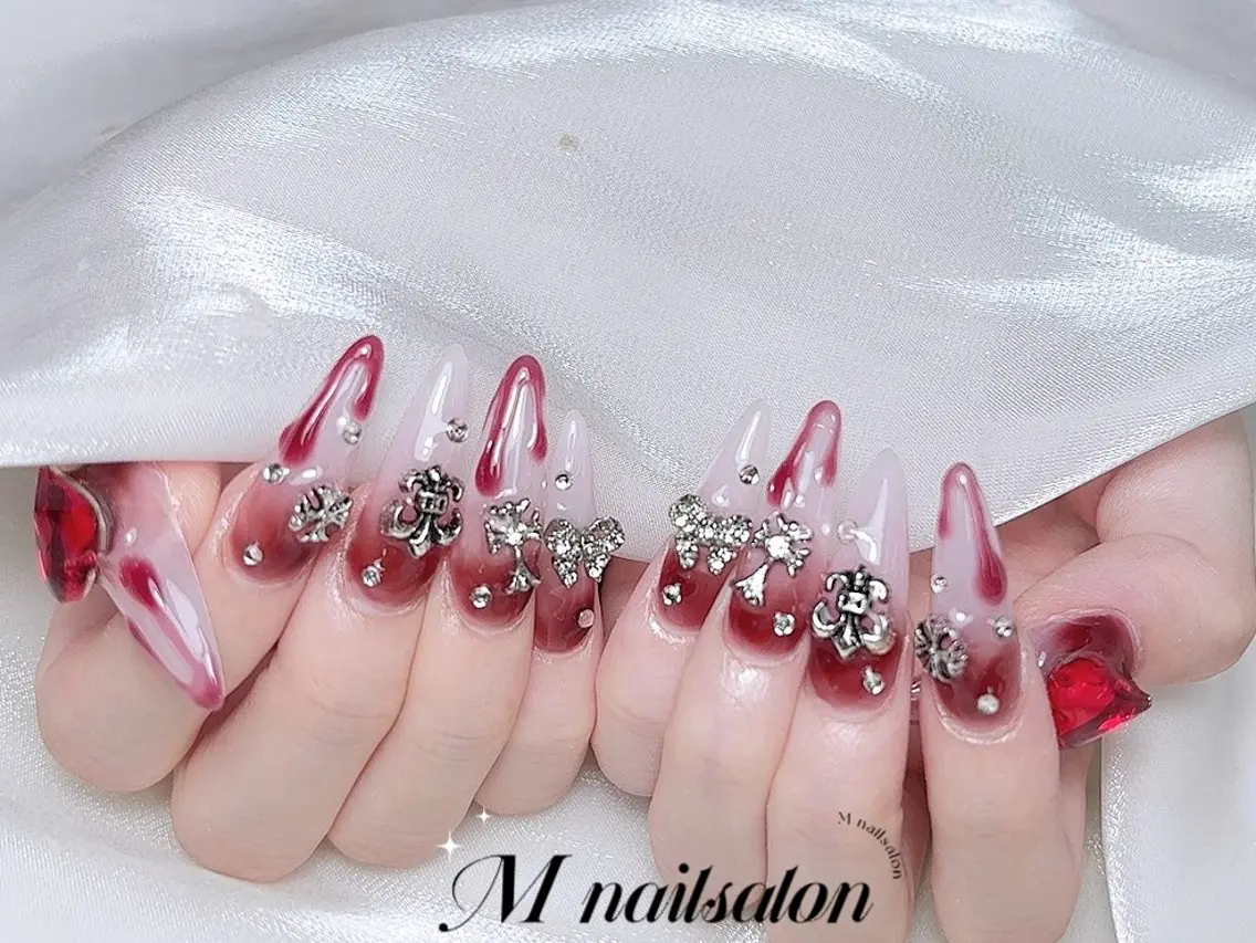 ネイル M🌷nail 長さだし専門店のネイルデザイン