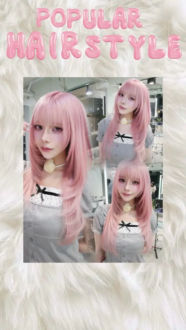 ロング カット ヘアカラー トリートメント ナナ♡レイヤーカット ♡似合わせカラーのヘアスタイル