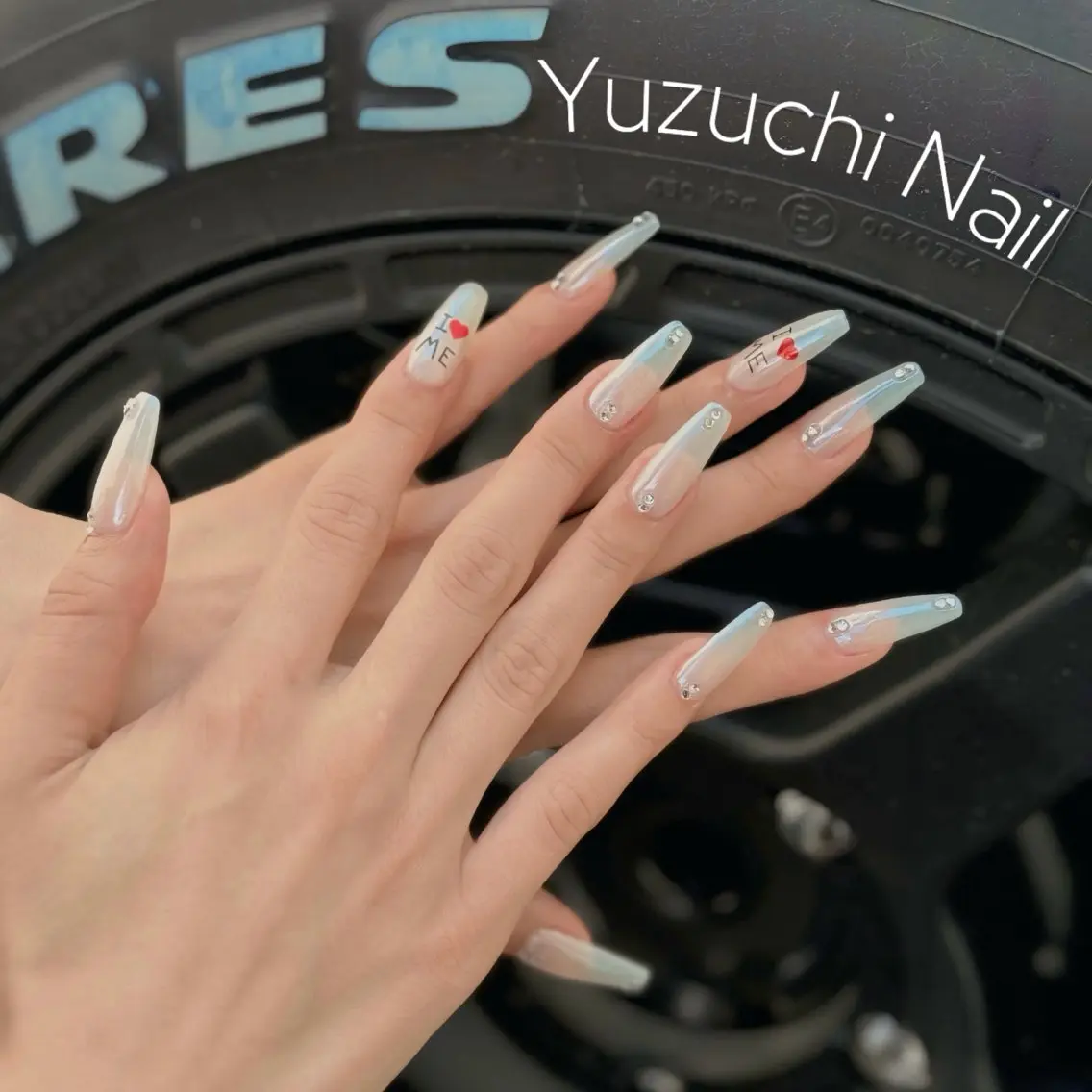 ネイル フットネイル 夏ネイル ワンホンネイル ハンドネイル ハンドケア Yuzuchi Nailのネイルデザイン