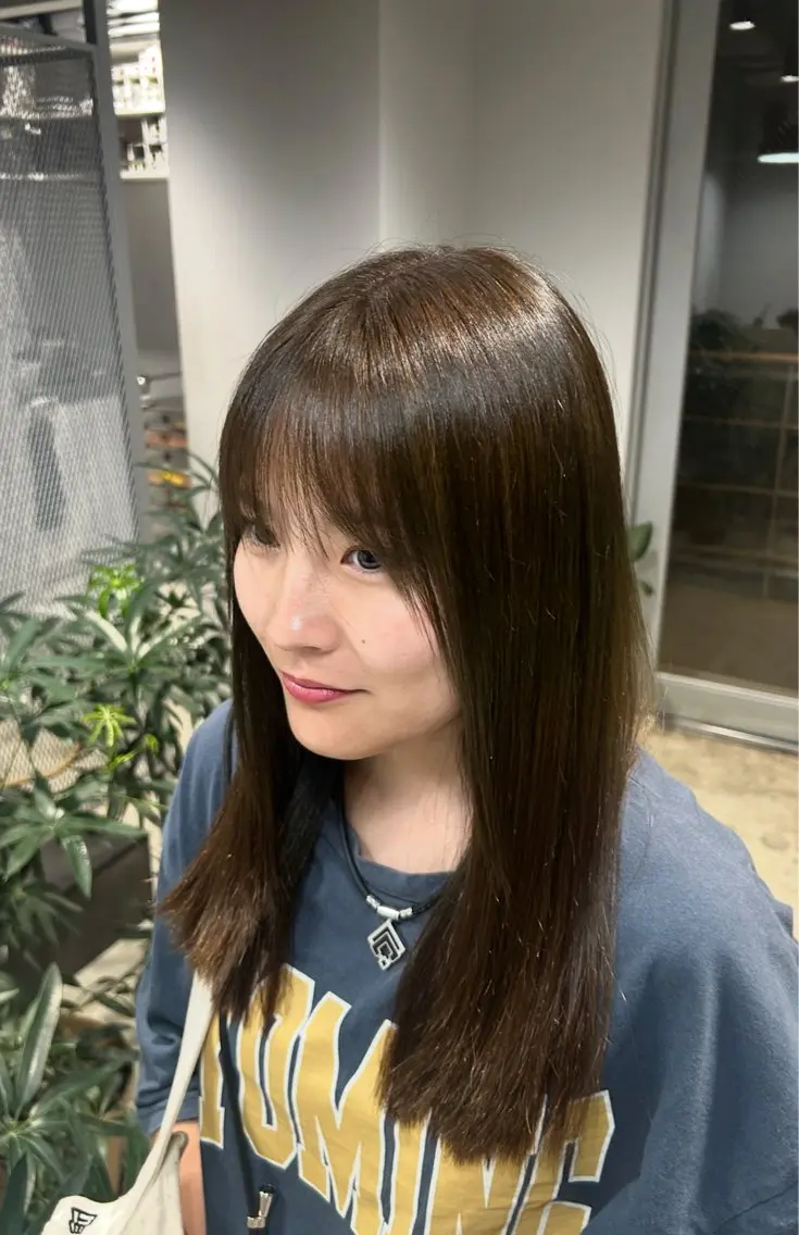 【5月限定】寒色系カラー+髪質改善トリートメント（ボブ​〜​ミディアムの方）の写真