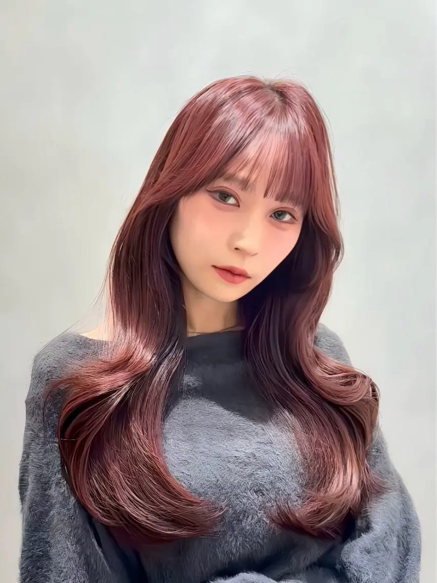 ロング カラー カット トリートメント 高槻No.1🇰🇷 韓国ヘア 橋口陽太のヘアスタイル