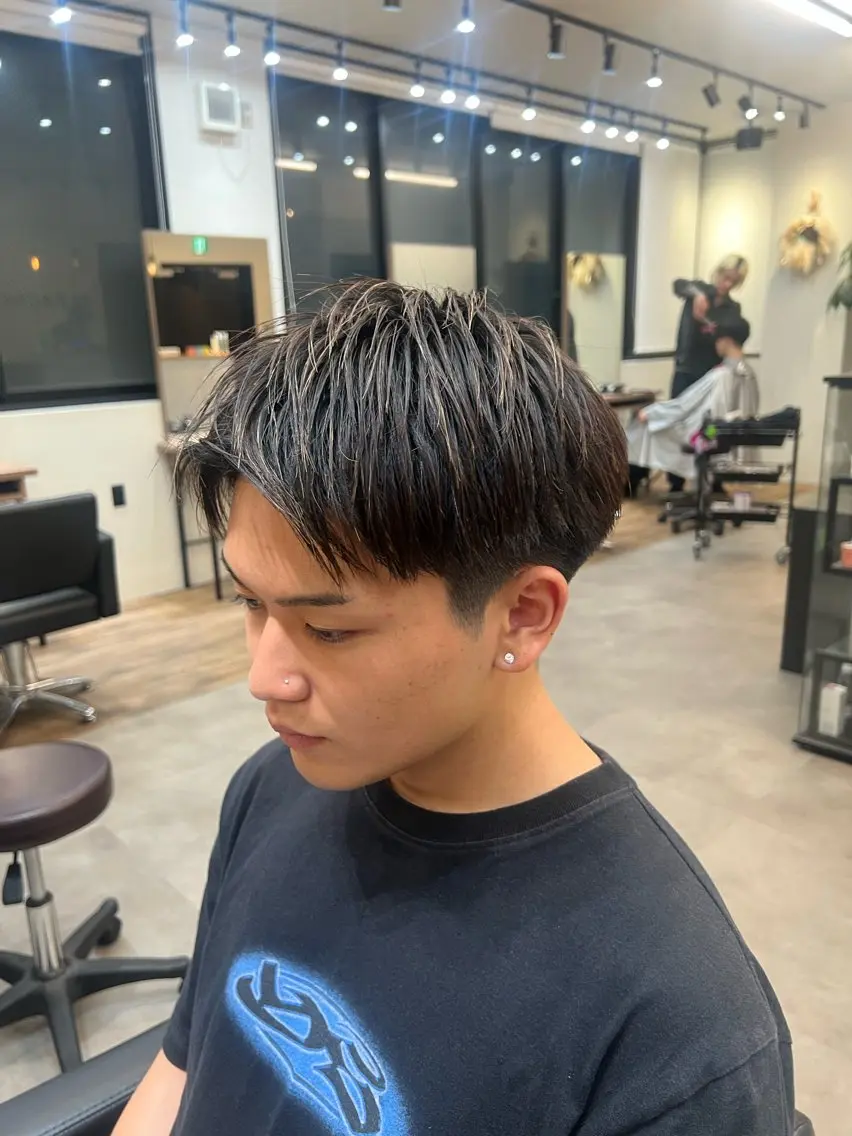 メンズ アップバング 川島豪瑠 /メンズカット特化のヘアスタイル