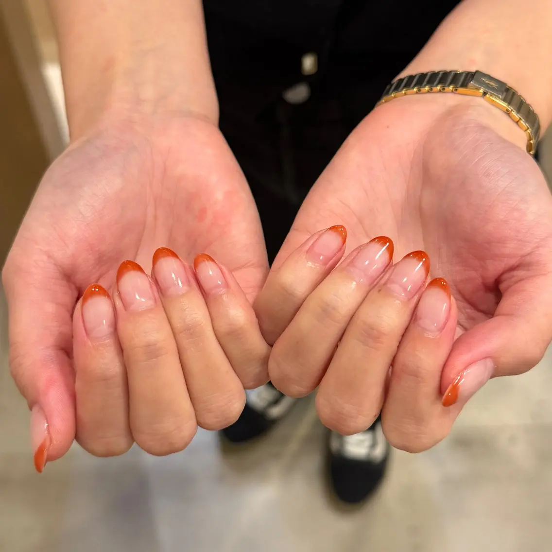 ネイル フレンチネイル ハンドネイル saki.K DEE yabaのネイルデザイン