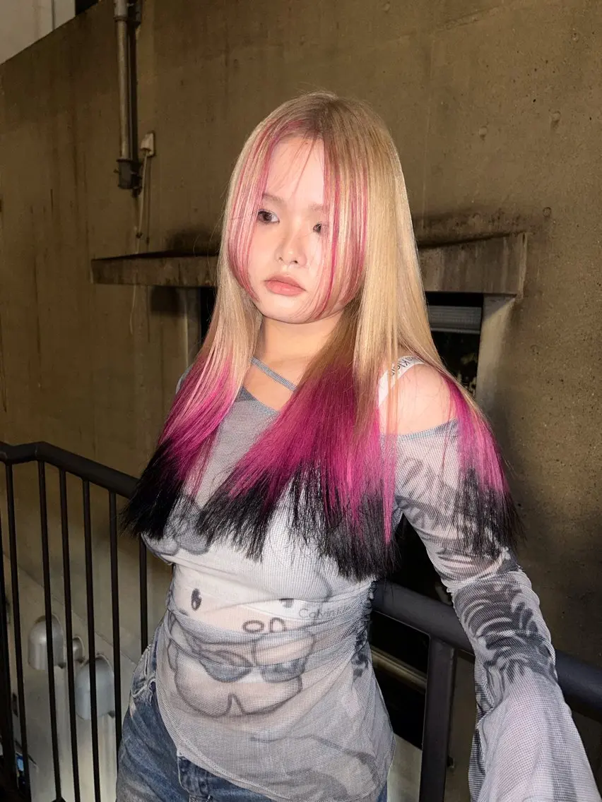 ロング ヘアカラー XENA 渋谷店のヘアスタイル