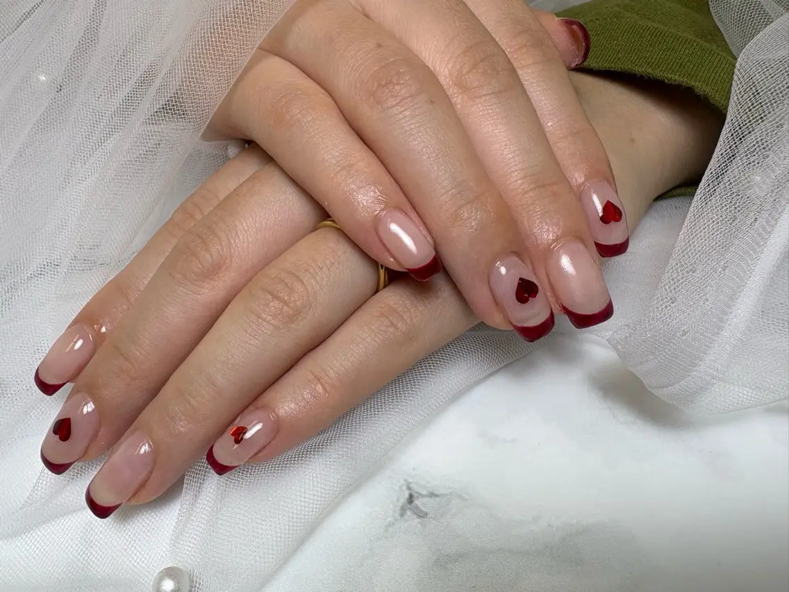 フレンチネイル💅オフありの写真