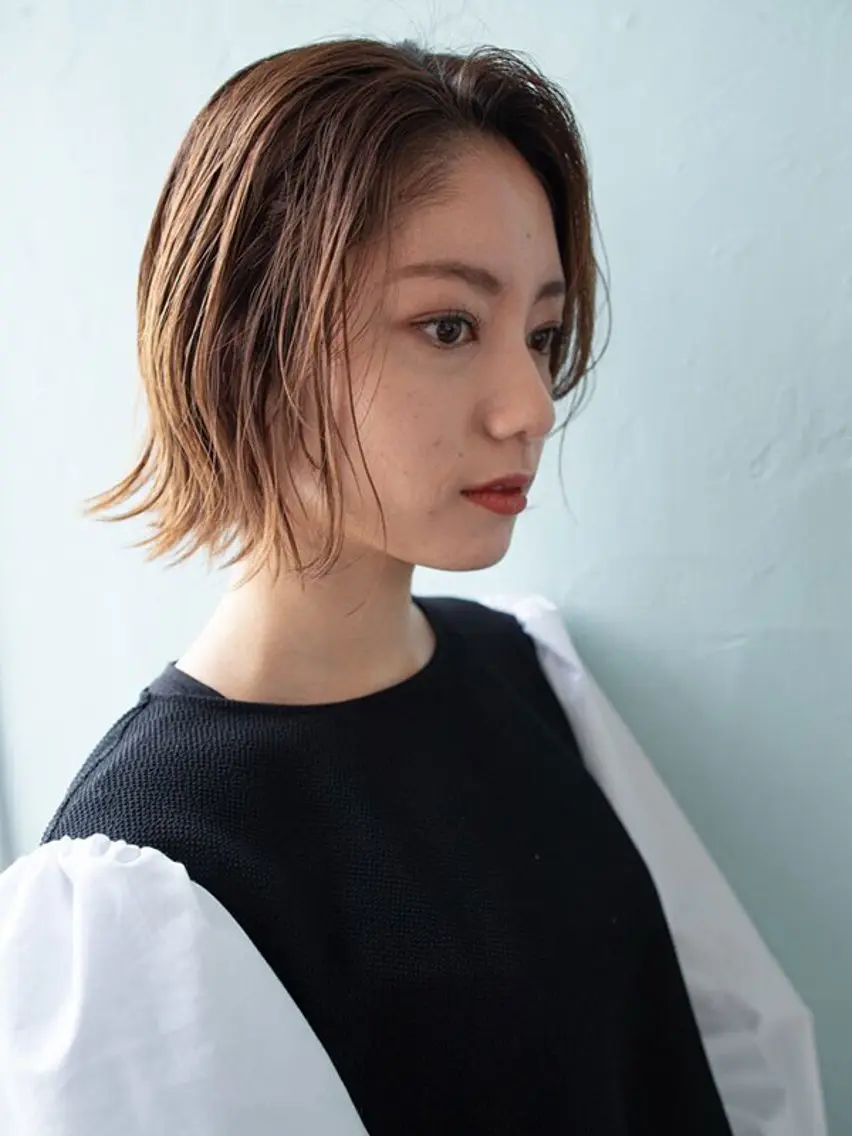 ショート ショートヘア カット パーマ 谷 健吾のヘアスタイル