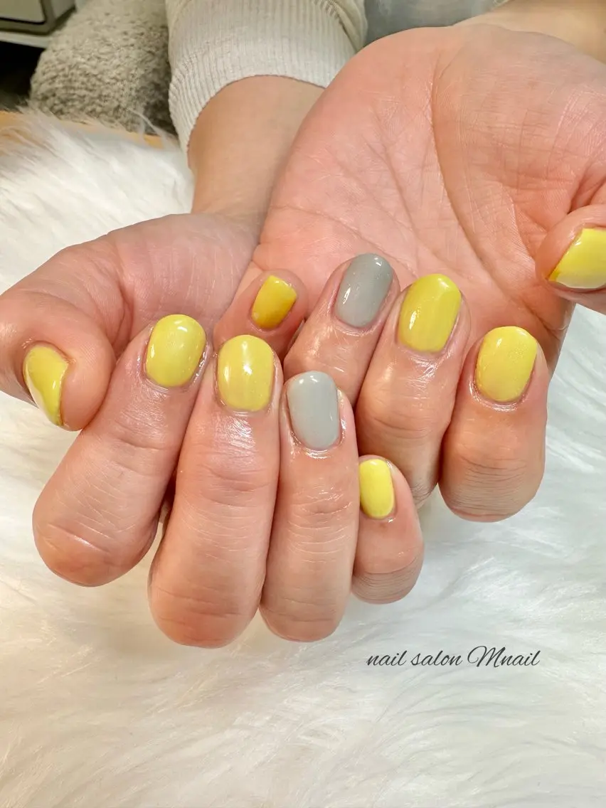 ネイル ワンカラーネイル ハンドネイル ハンドケア Mnail ちひろのネイルデザイン