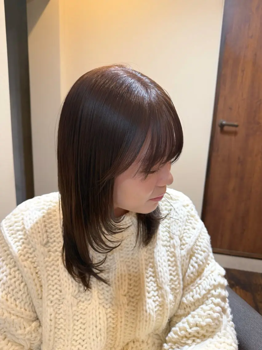 ミディアム レイヤーカット 大原/和泉府中 /レイヤー/ショートのヘアスタイル