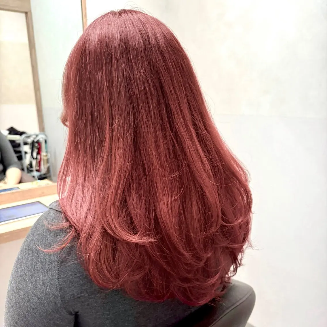 セミロング レイヤーカット 森 隆秀/韓国ヘアのヘアスタイル