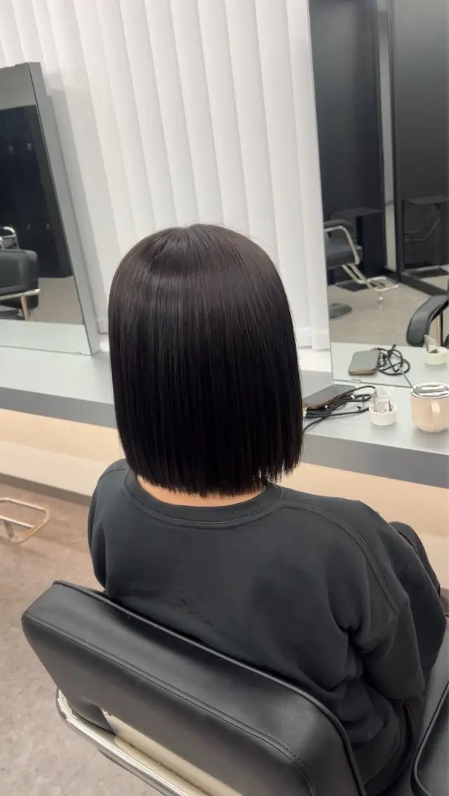 ショート カット 縮毛矯正 トリートメント 髪質改善ストレート Kantaのヘアスタイル
