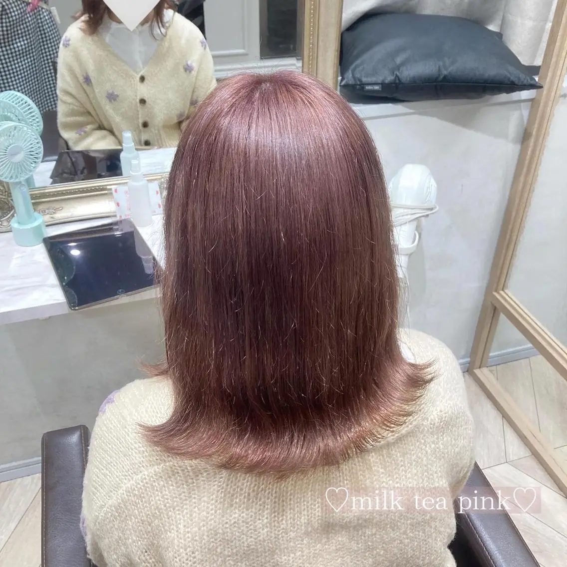 ミディアム カラー ブリーチ 菅村 緋莉🎀ガーリーヘアのヘアスタイル