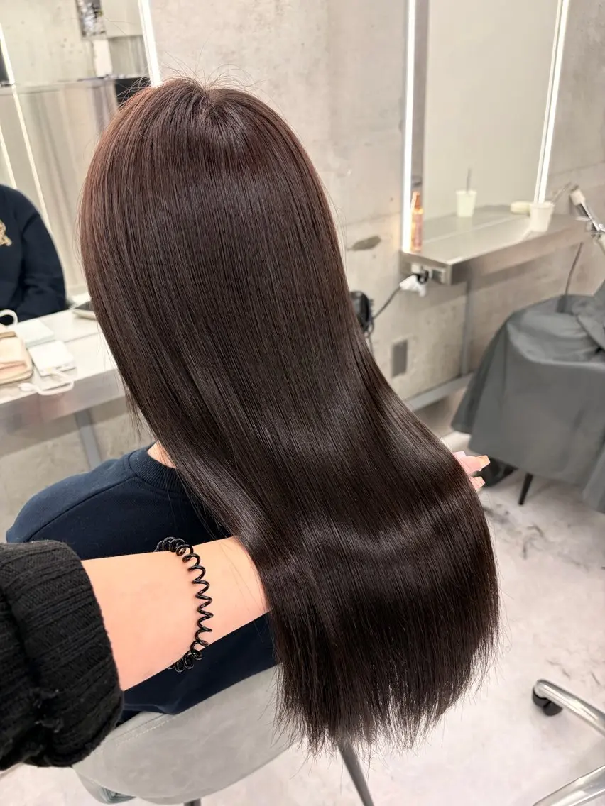 ロング カラー カット ヘアカラー カラー/エクステ 🤍ルナのヘアスタイル