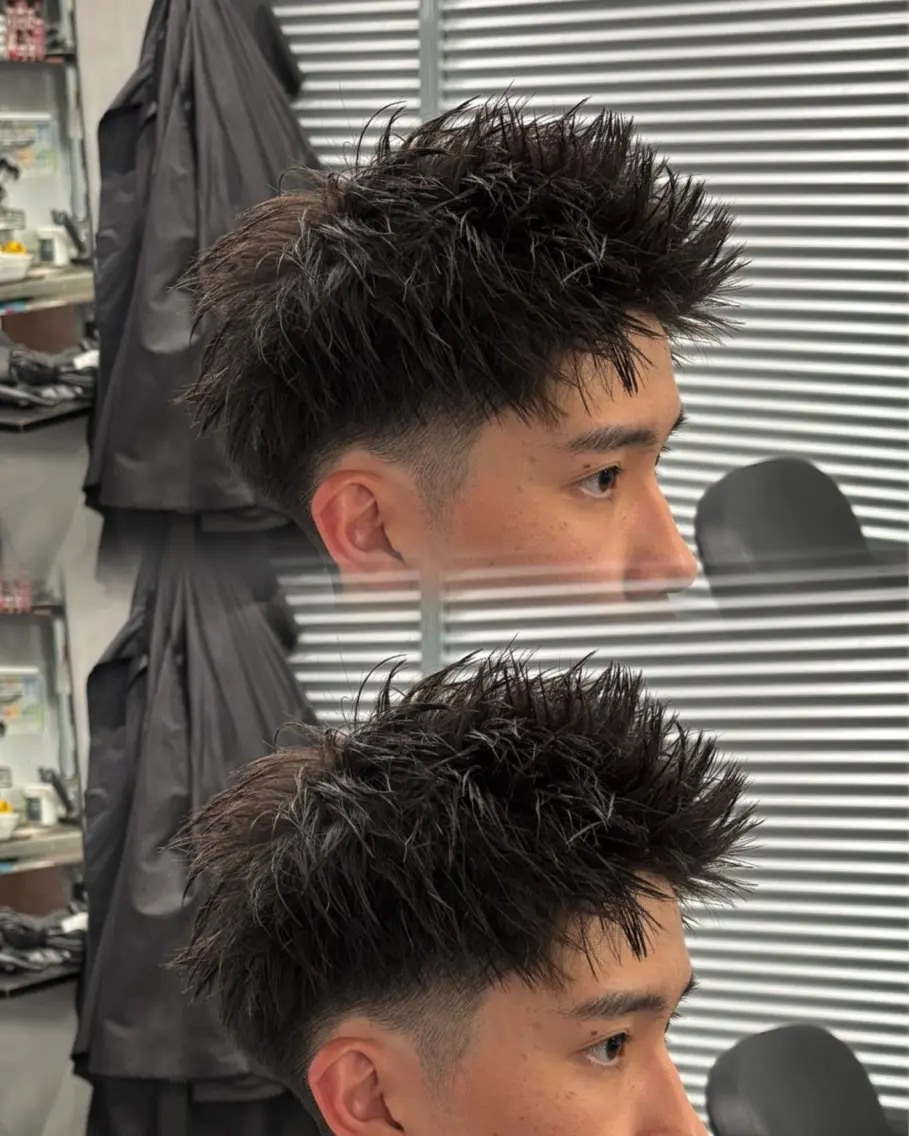 ショート メンズ メンズショート ショートヘア カット 波巻き/ツイスパ/ 短髪/鈴木俊也のヘアスタイル