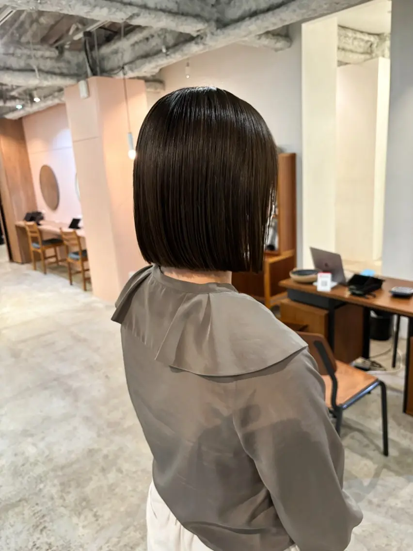 ショート カラー ボブ Takuma Suzuki中目黒のヘアスタイル
