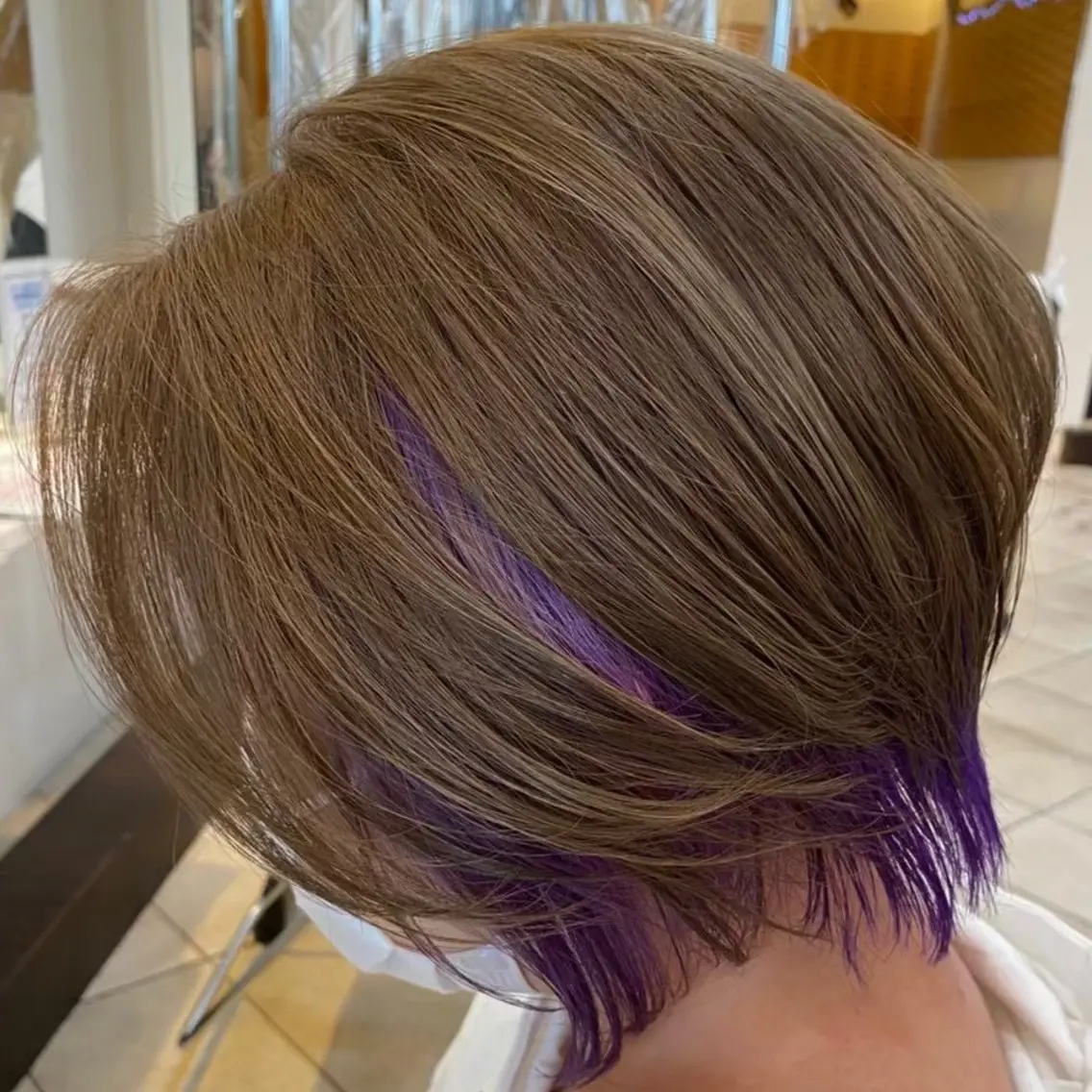 ショート カラー 縮毛矯正/ワンカラー モデル募集🫧羽夏のヘアスタイル
