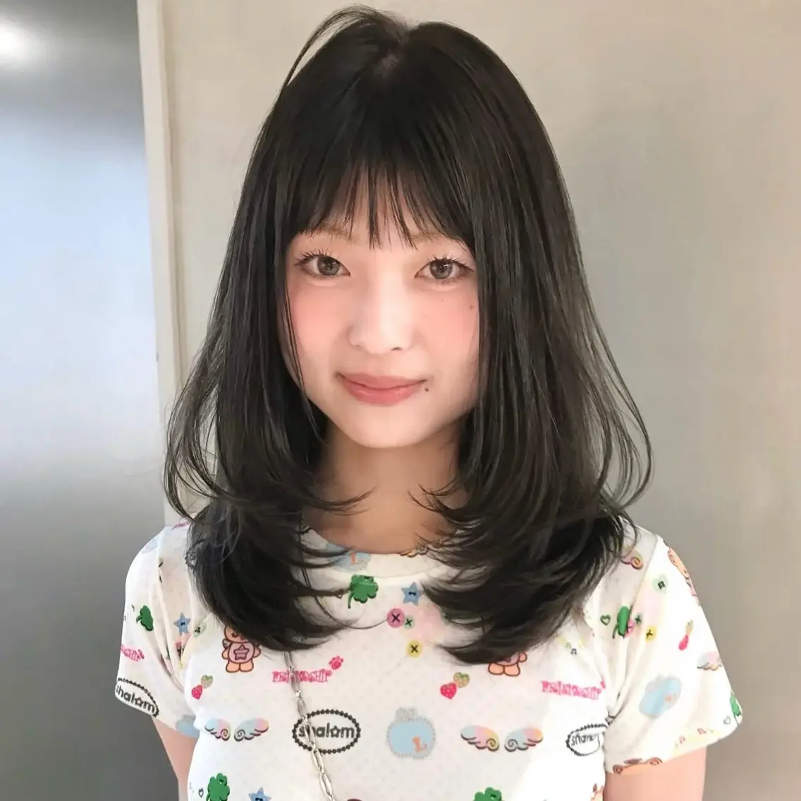 レイヤーカットの写真