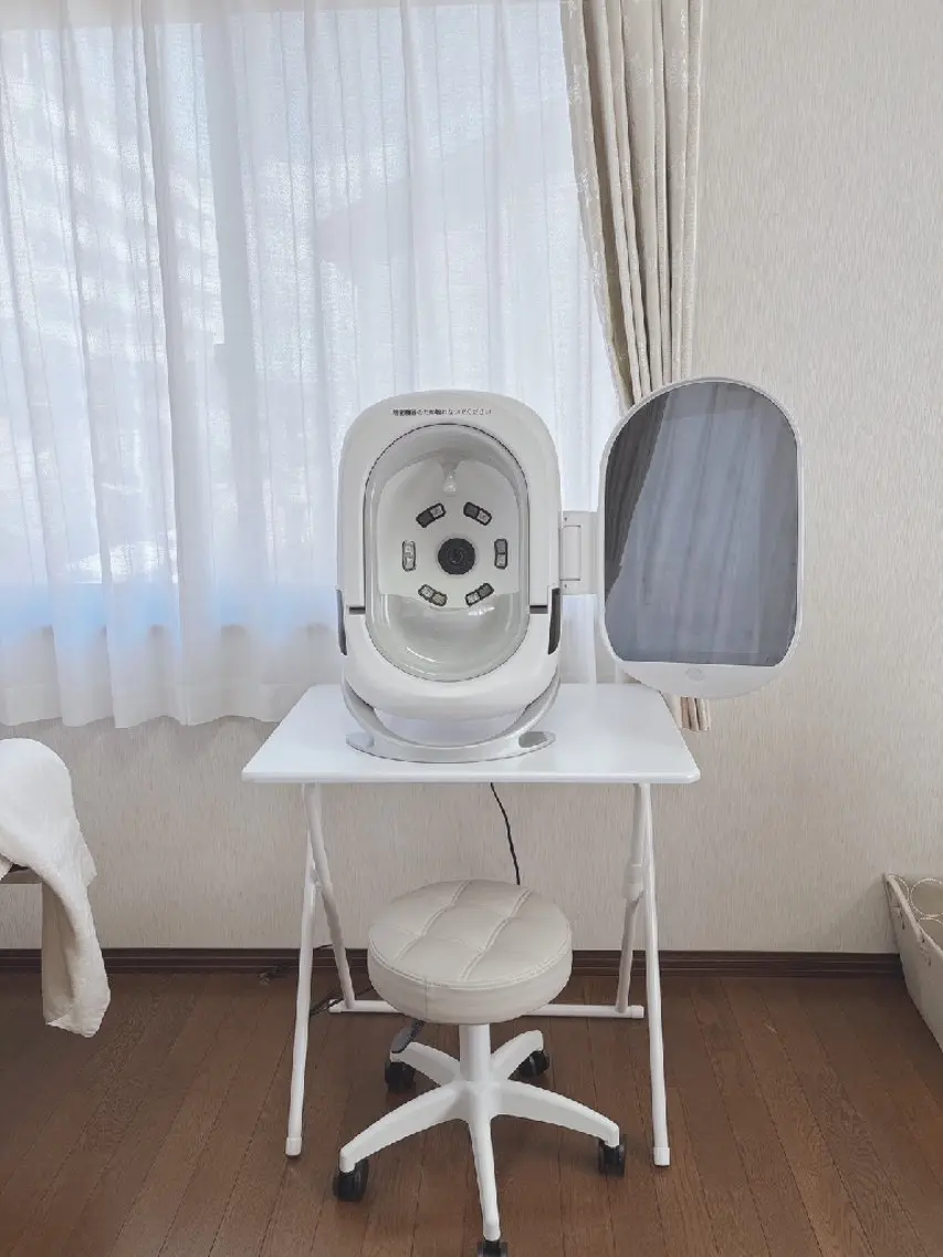 AI肌診断の写真