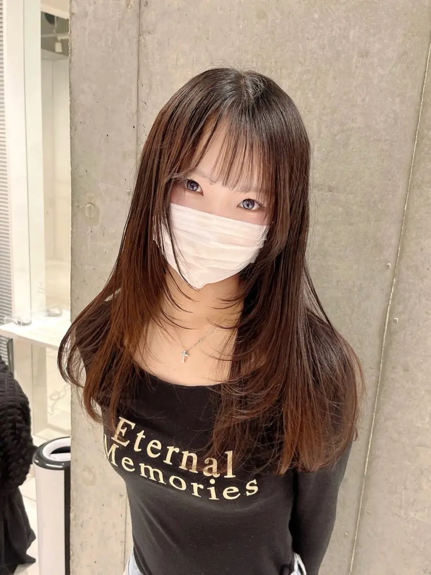 ロング レイヤーカット りおな/髪質改善/ カラー /平尾のヘアスタイル
