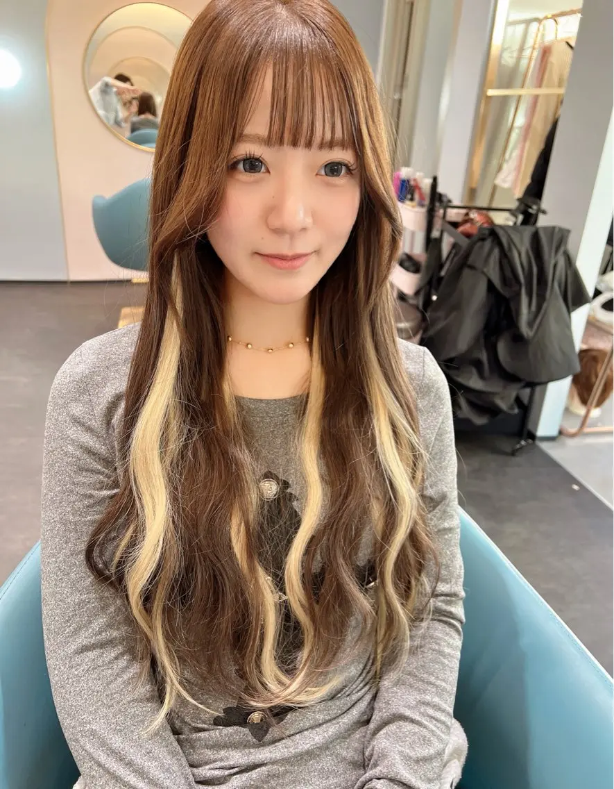 ロング エクステ MIRIM栄 野田航生のヘアスタイル