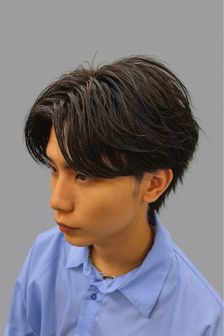 メンズ カット パーマ 🪽直毛男子の救世主 🪽フェザーパーマのヘアスタイル