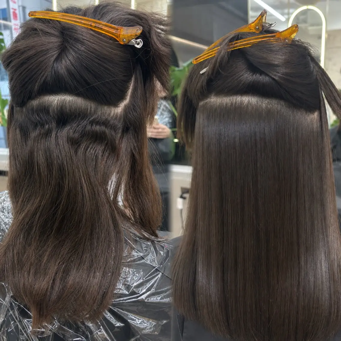 ロング カラー 髪質改善 縮毛矯正 トリートメント カット ヘアカラー 縮毛矯正 トリートメント 新宿/髪質改善/ 阿久津凜のヘアスタイル
