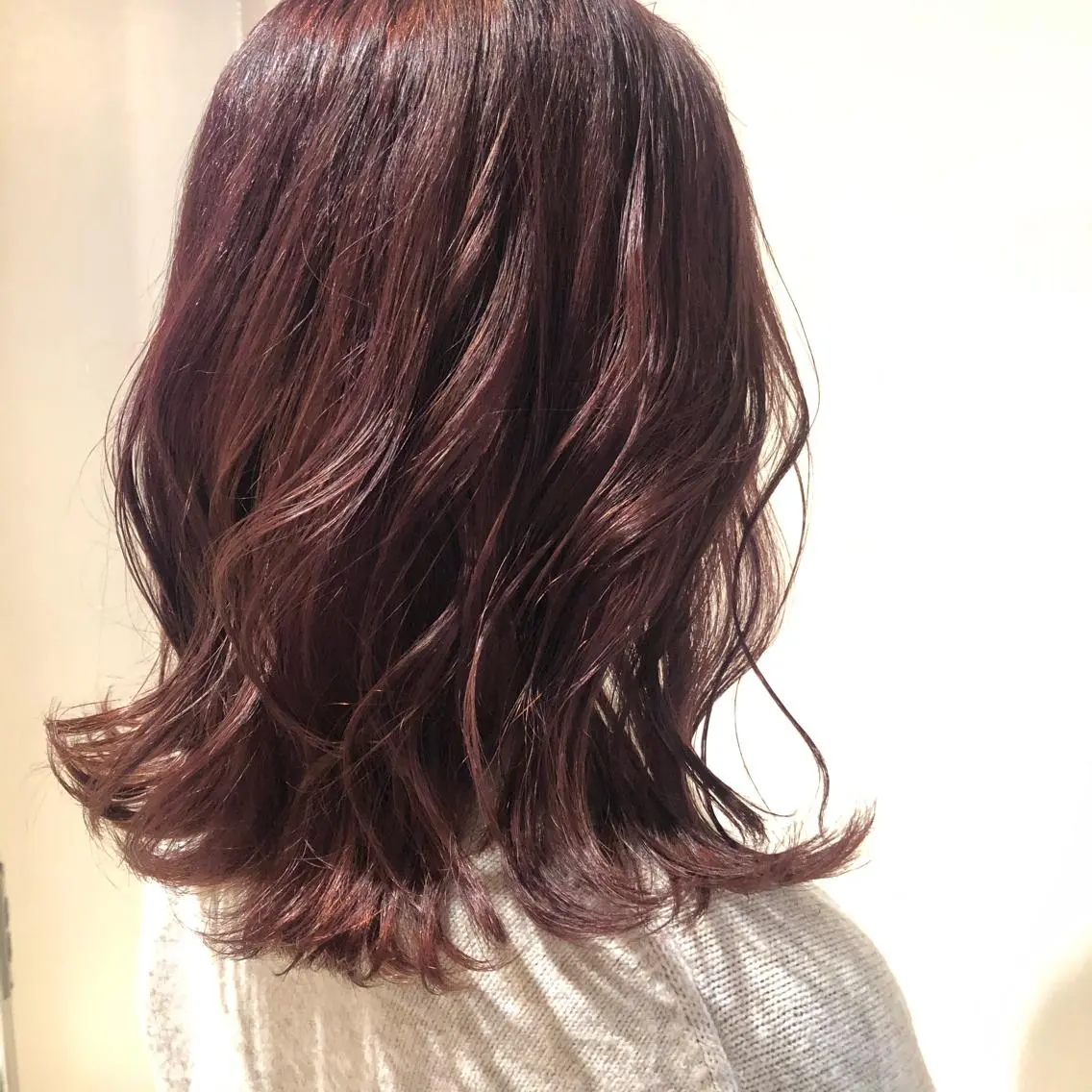 ミディアム カラー ヘアアレンジ マツエク・マツパ バイオレットカラー 透明感カラー🫧ヘア セット🫧松本菜月の眉毛・アイブロウイメージ