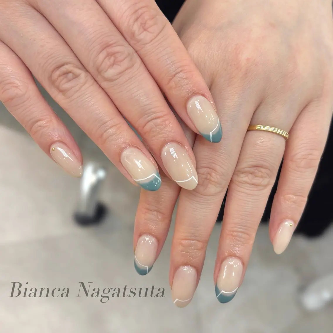 ネイル Bianca長津田 Mukae⋆.✶🖤のネイルデザイン