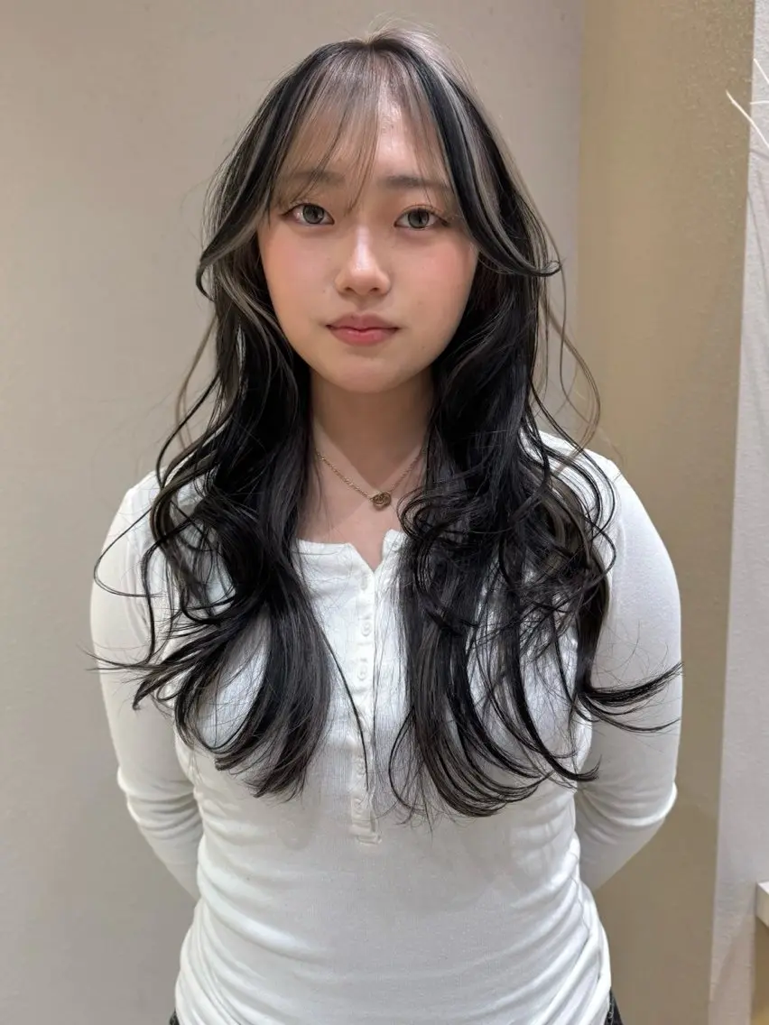 ロング ヘアカラー トリートメント 🩵縮毛矯正・ボブ 岩原朋也🩵のヘアスタイル