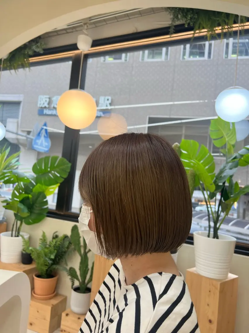 ショート ボブ 橋爪 明日香のヘアスタイル
