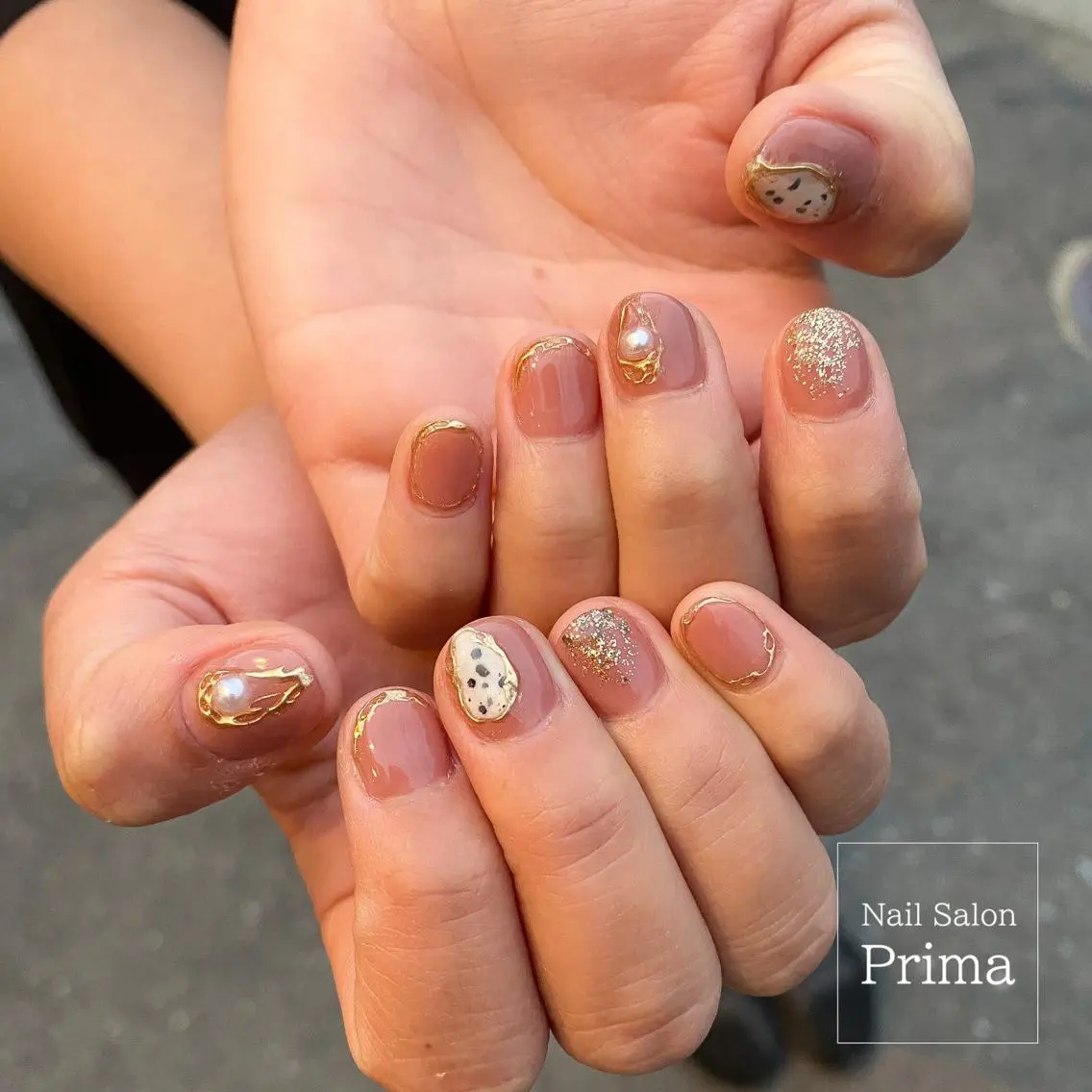 ショート ネイル SalonPrima 西院Nail&Eyeのネイルデザイン