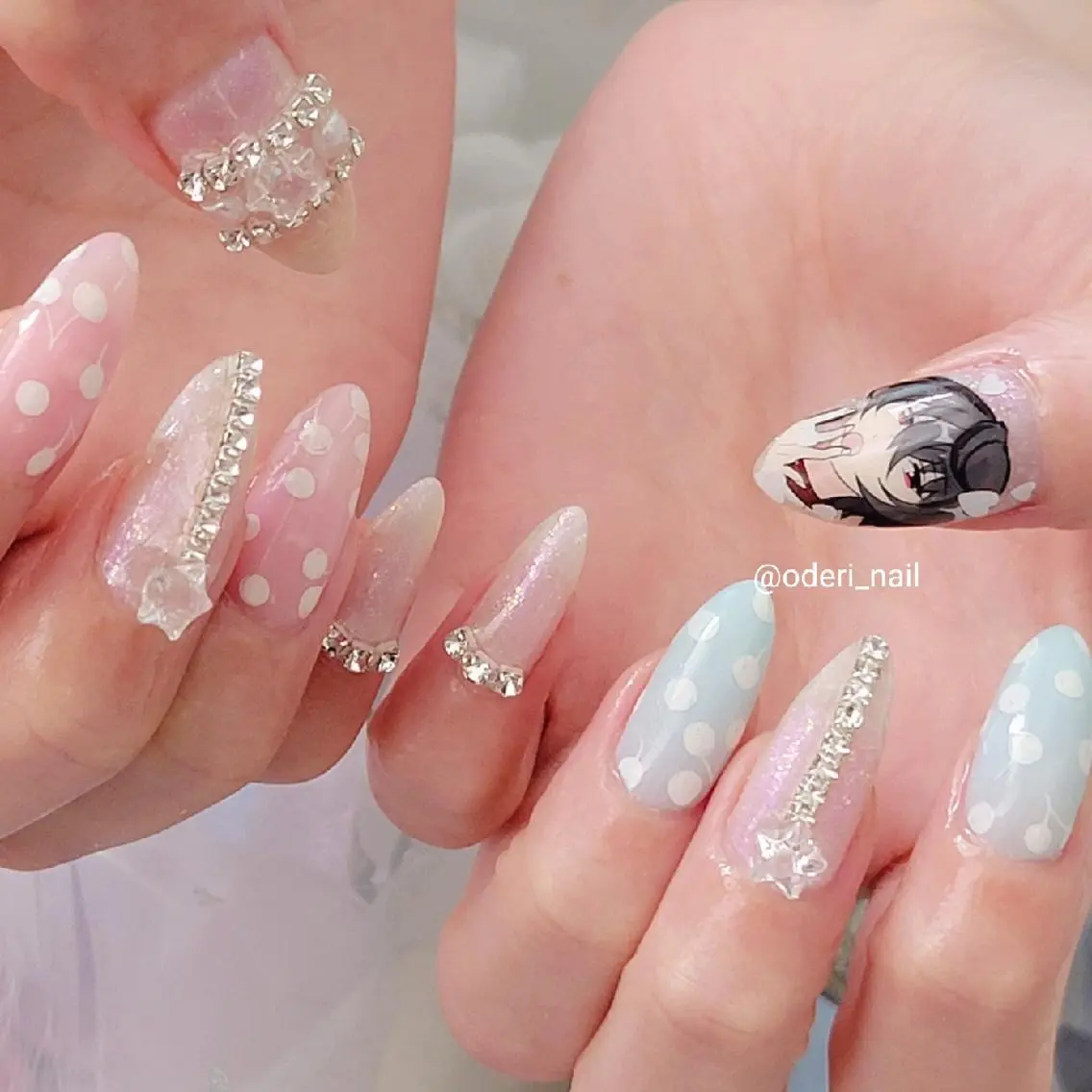 ネイル アートネイル ジェルネイル おで@ oderi_nailのネイルデザイン