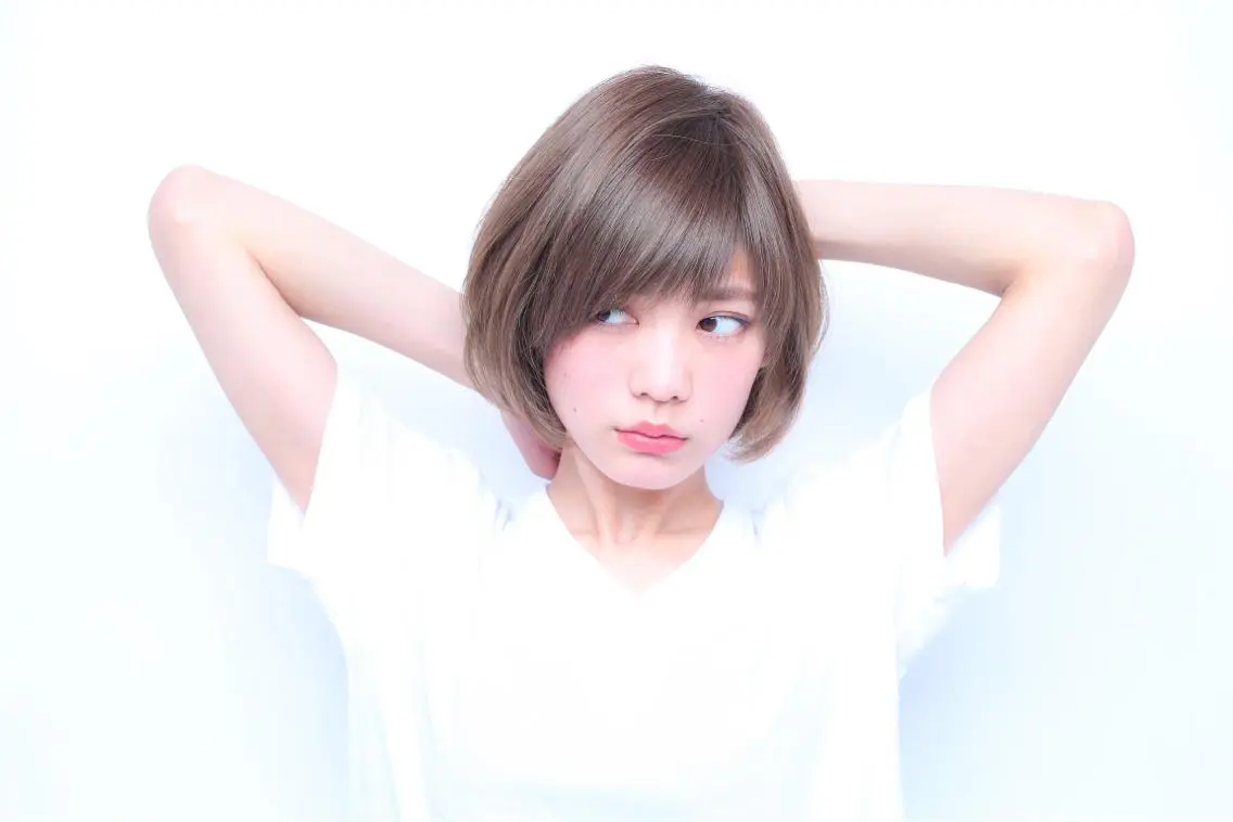 ショート カラー ヘアアレンジ ショートボブ ボブ ショートヘア モテ髪透明感❤️ デイズヘアカラーのヘアスタイル
