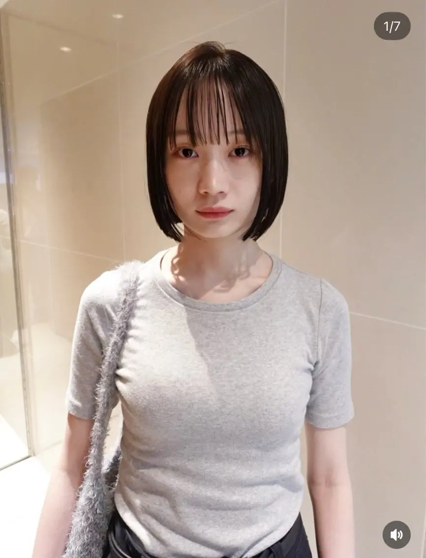 ショート 縮毛矯正 トリートメント 縮毛矯正/艶カラー 🫧ゆづきのヘアスタイル
