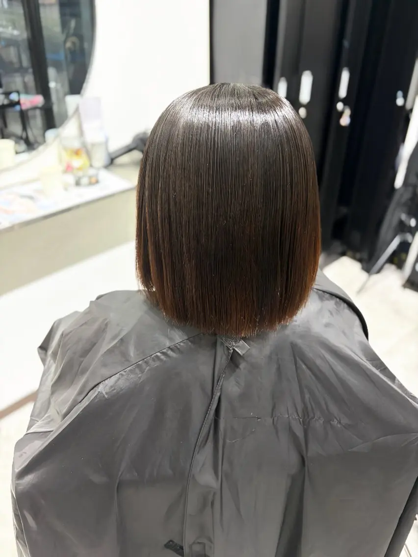 縮毛矯正 ♡うる艶透明感 久留米 RAN🤍のヘアスタイル