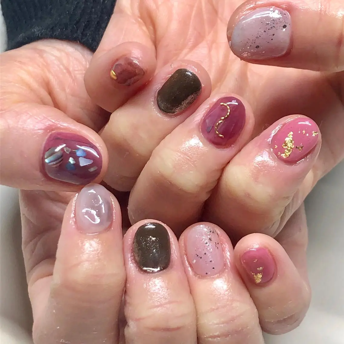ネイル ニュアンスネイル 福田 加奈のネイルデザイン