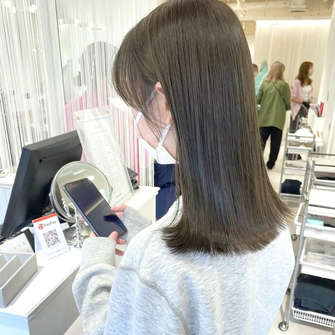 Uｰ24💎カット (ボブ​〜​ロング限定)の写真