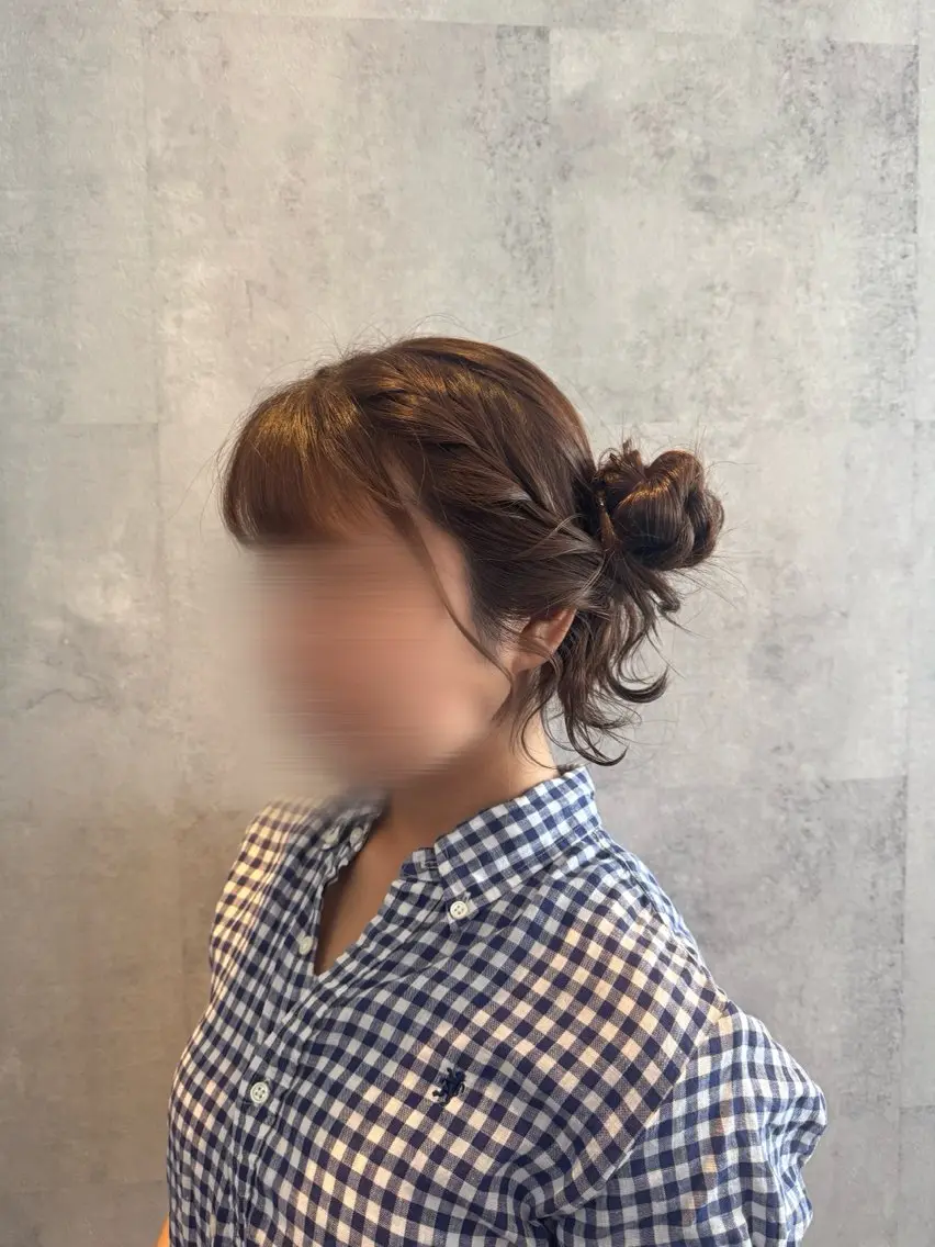 ミディアム ヘアアレンジ ヘアセット 【haar】 Hadukiのヘアスタイル