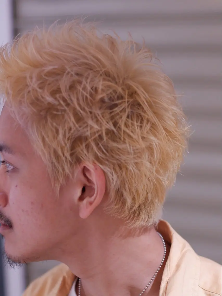 カラー メンズ 新城 駿之介のヘアスタイル