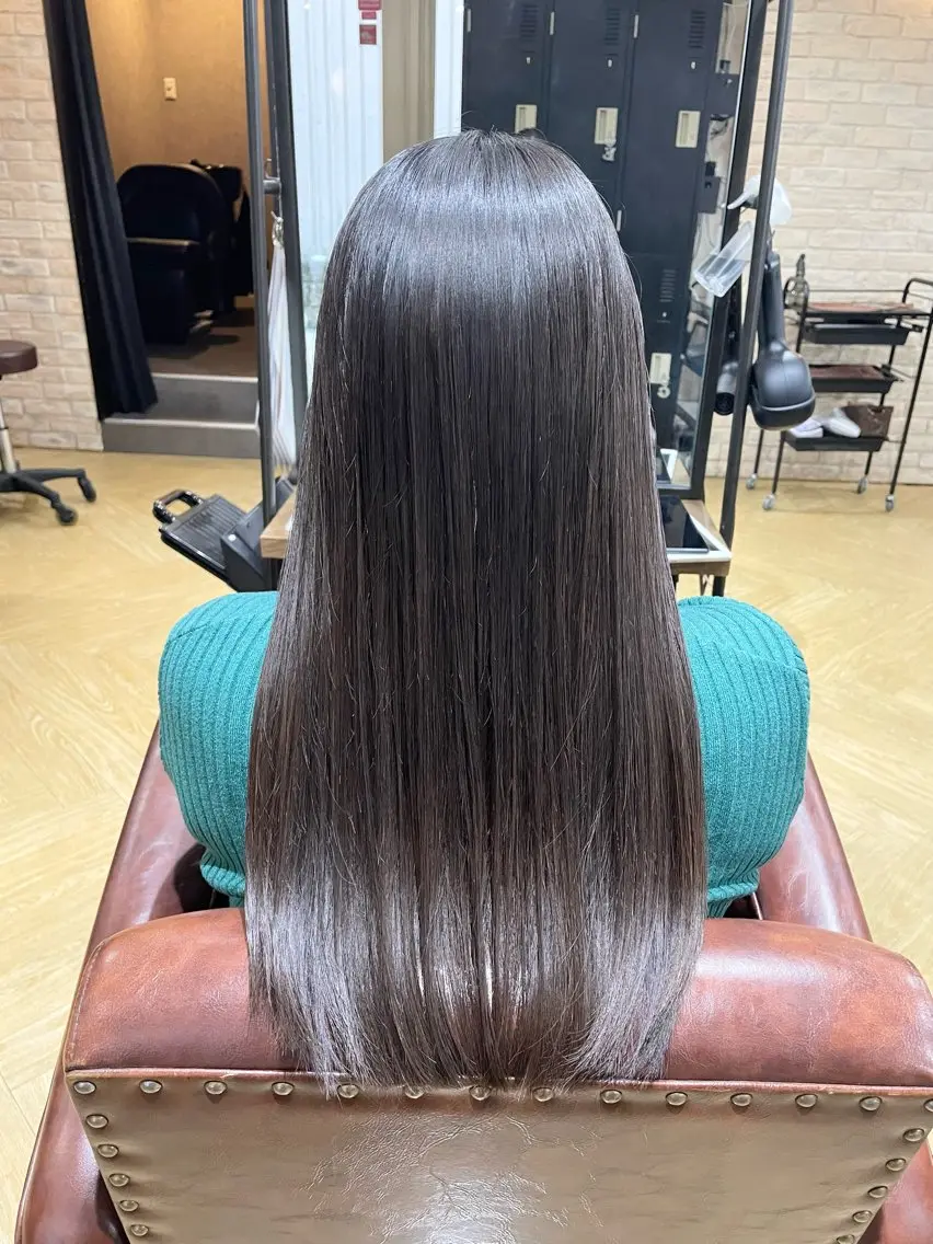 ロング トリートメント MIKU ナチュラルヘア✂️✨のヘアスタイル