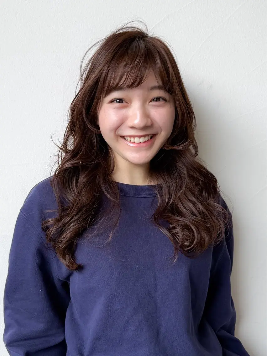 ロング カラー 艶カラー/ヘッドスパ ✨Ayariのヘアスタイル
