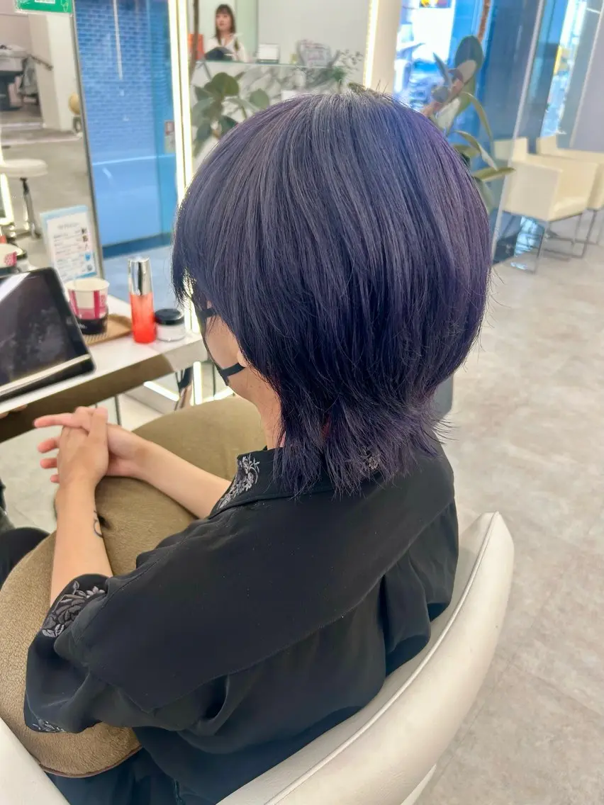 ミディアム カラー ヘアカラー ヘッドスパ 透明感カラー/ヘアア レンジ/はるか🤍のヘアスタイル